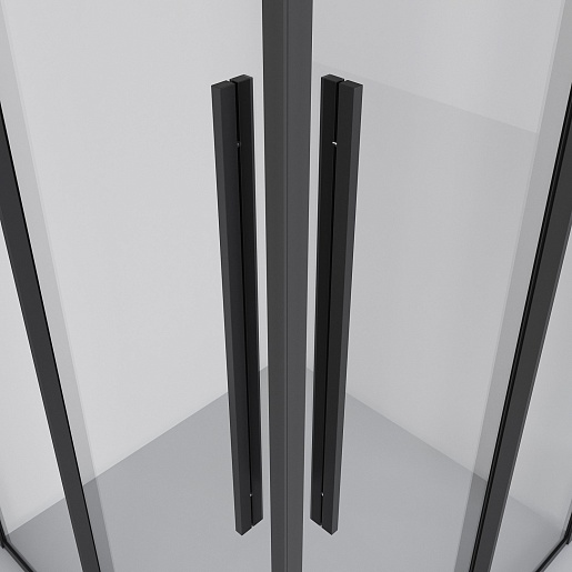 Niagara Душевой уголок Nova 100x100 NG-6824-34BLACK – картинка-7